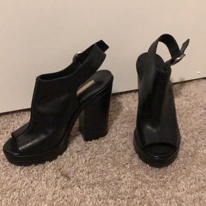 Black Michael Kors Booties